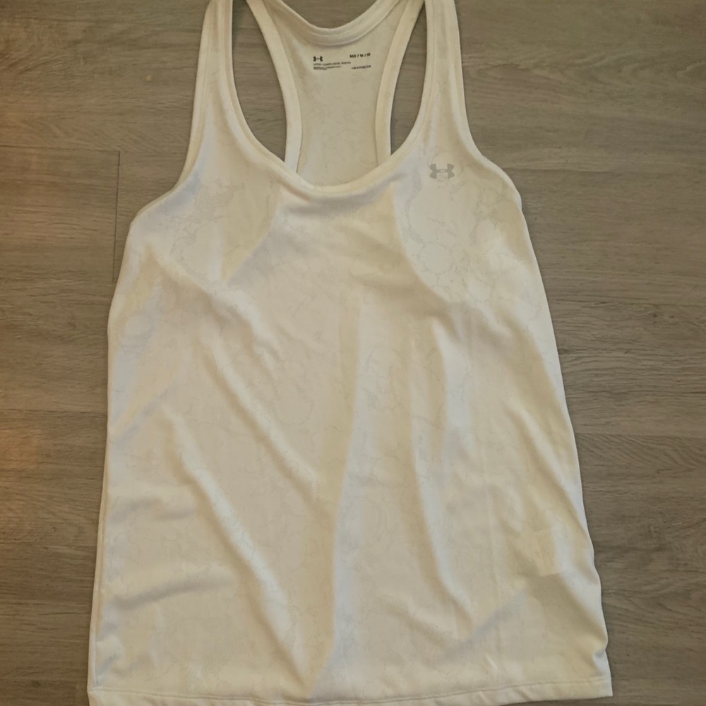 White Under Armour Tank Top